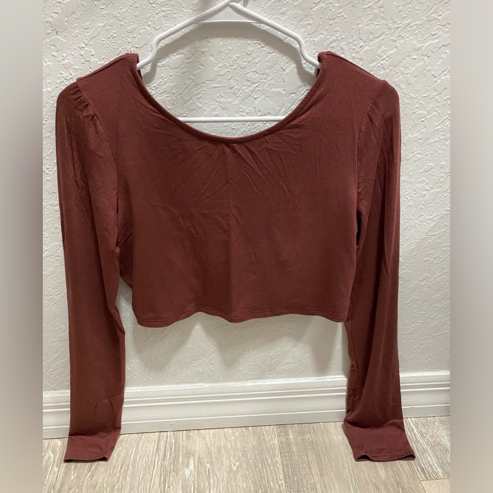 Free People Beach Alia Crop Top in Taupe BNWT